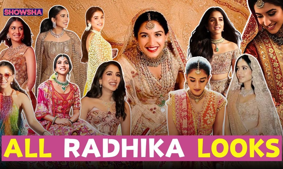 All Of Radhika Merchant's Ravishing Looks From Her Wedding Festivities, From Jamnagar To Reception
