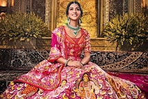 Radhika Merchant Looks Ethereal for Her Shubh Aashirwad Ceremony in Abu Jani-Sandeep Khosla Lehenga