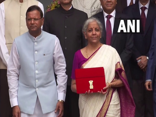 FM Nirmala Sitharaman At the Finance Ministry